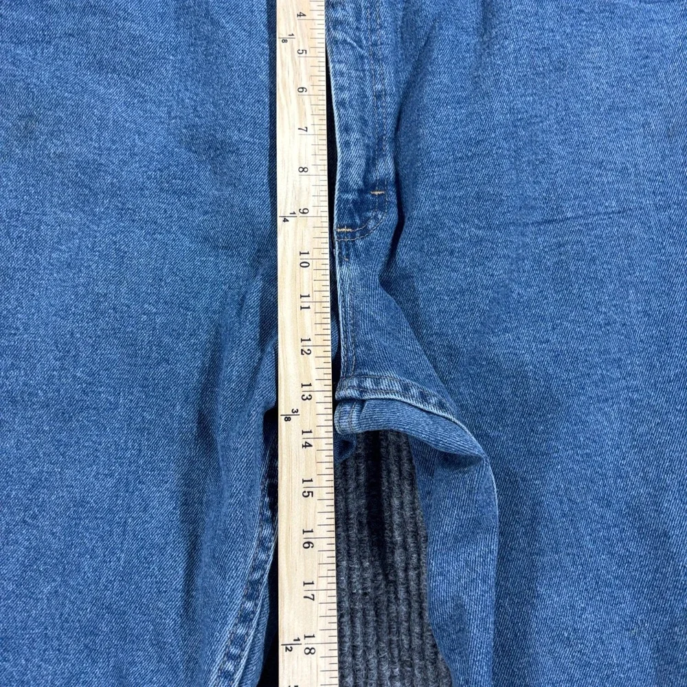 Wrangler Straight Leg Jeans Mens 40x32 Blue Premium Quality Comfort Stretch